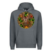 Rock Christmas Reindeer Premium Hoodie - RanaPortraitStore