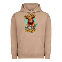 Pigment Burro baby cow in a bucket Urban Hoodie - RanaPortraitStore