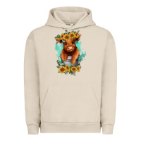 Pigment French Oak baby cow in a bucket Urban Hoodie - RanaPortraitStore