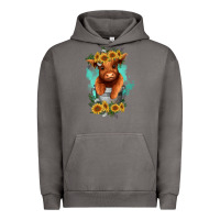 Pigment Tornado baby cow in a bucket Urban Hoodie - RanaPortraitStore