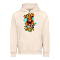 Sandshell baby cow in a bucket Urban Hoodie - RanaPortraitStore