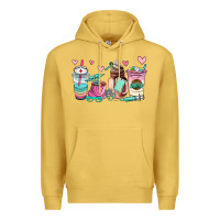 Antique Gold nurse  coffee cup Premium Hoodie - AdoDesignShop