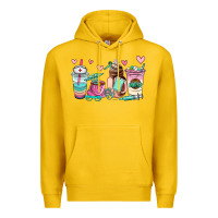Lemon nurse  coffee cup Premium Hoodie - AdoDesignShop