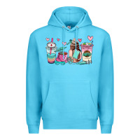 Ocean Blue nurse  coffee cup Premium Hoodie - AdoDesignShop