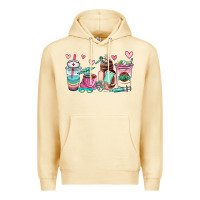Pina Colada nurse  coffee cup Premium Hoodie - AdoDesignShop