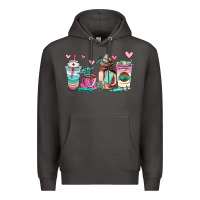Smoke nurse  coffee cup Premium Hoodie - AdoDesignShop