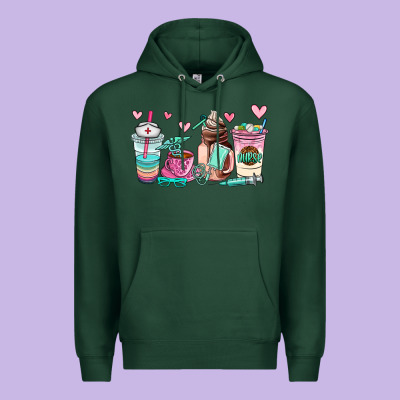 Nurse  Coffee Cup Premium Hoodie Designed By Adodesignshop