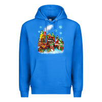 True Royal christmas santa and friends train Premium Hoodie - Zillion Design Studio