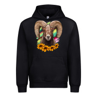Black bighorn sheep Urban Hoodie - RanaPortraitStore