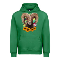 Emerald bighorn sheep Urban Hoodie - RanaPortraitStore