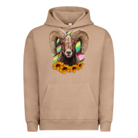 Pigment Burro bighorn sheep Urban Hoodie - RanaPortraitStore