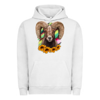 Pigment Lunar Rock bighorn sheep Urban Hoodie - RanaPortraitStore