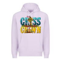 Lilac the cross before the crown Premium Hoodie - texasbilliewilder