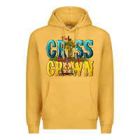 Mustard the cross before the crown Premium Hoodie - texasbilliewilder
