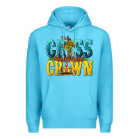Ocean Blue the cross before the crown Premium Hoodie - texasbilliewilder
