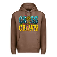 Chestnut the cross before the crown Premium Hoodie - texasbilliewilder