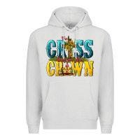 Dove Grey the cross before the crown Premium Hoodie - texasbilliewilder