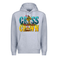 Heather Grey the cross before the crown Premium Hoodie - texasbilliewilder