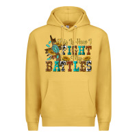 Antique Gold this is how i fight my battles Premium Hoodie - texasbilliewilder