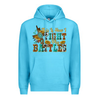 Ocean Blue this is how i fight my battles Premium Hoodie - texasbilliewilder