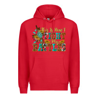 Red this is how i fight my battles Premium Hoodie - texasbilliewilder