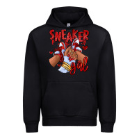 Black red sneaker girl afro woman Urban Hoodie - RanaPortraitStore