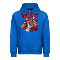 Cobalt red sneaker girl afro woman Urban Hoodie - RanaPortraitStore