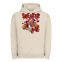 Pigment French Oak red sneaker girl afro woman Urban Hoodie - RanaPortraitStore
