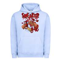 Pigment Grape Ice red sneaker girl afro woman Urban Hoodie - RanaPortraitStore