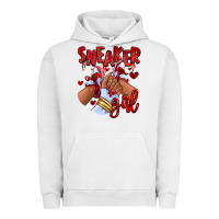 Pigment Lunar Rock red sneaker girl afro woman Urban Hoodie - RanaPortraitStore
