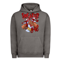 Pigment Tornado red sneaker girl afro woman Urban Hoodie - RanaPortraitStore