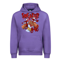 Tulip red sneaker girl afro woman Urban Hoodie - RanaPortraitStore