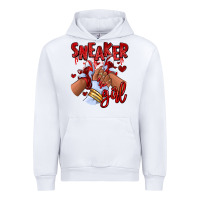 White red sneaker girl afro woman Urban Hoodie - RanaPortraitStore