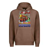 Chestnut all aboard the polar express Premium Hoodie - Zillion Design Studio