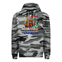 Slate Camo all aboard the polar express Premium Hoodie - Zillion Design Studio