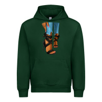 Forest Green black heels black fashion girl Urban Hoodie - RanaPortraitStore