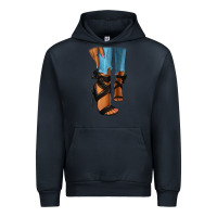 Navy black heels black fashion girl Urban Hoodie - RanaPortraitStore