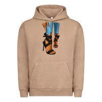 Pigment Burro black heels black fashion girl Urban Hoodie - RanaPortraitStore