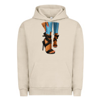 Pigment French Oak black heels black fashion girl Urban Hoodie - RanaPortraitStore