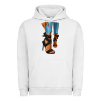 Pigment Lunar Rock black heels black fashion girl Urban Hoodie - RanaPortraitStore