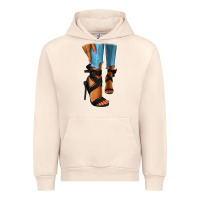 Sandshell black heels black fashion girl Urban Hoodie - RanaPortraitStore