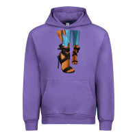 Tulip black heels black fashion girl Urban Hoodie - RanaPortraitStore