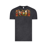 Vintage Black Christmas coffee cups Vintage Tee - Artiststas