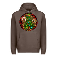 Coffee Christmas Tree Premium Hoodie - RanaPortraitStore