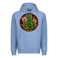 Colony Blue Christmas Tree Premium Hoodie - RanaPortraitStore