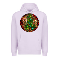 Lilac Christmas Tree Premium Hoodie - RanaPortraitStore