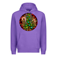 Purple Christmas Tree Premium Hoodie - RanaPortraitStore