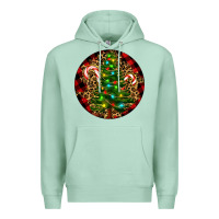 Seafoam Christmas Tree Premium Hoodie - RanaPortraitStore