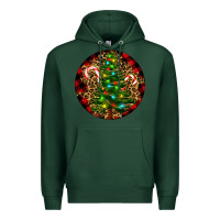 Sports Green Christmas Tree Premium Hoodie - RanaPortraitStore