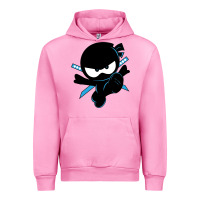 Fuchsia Pink ninja kid Urban Hoodie - Unal Design
